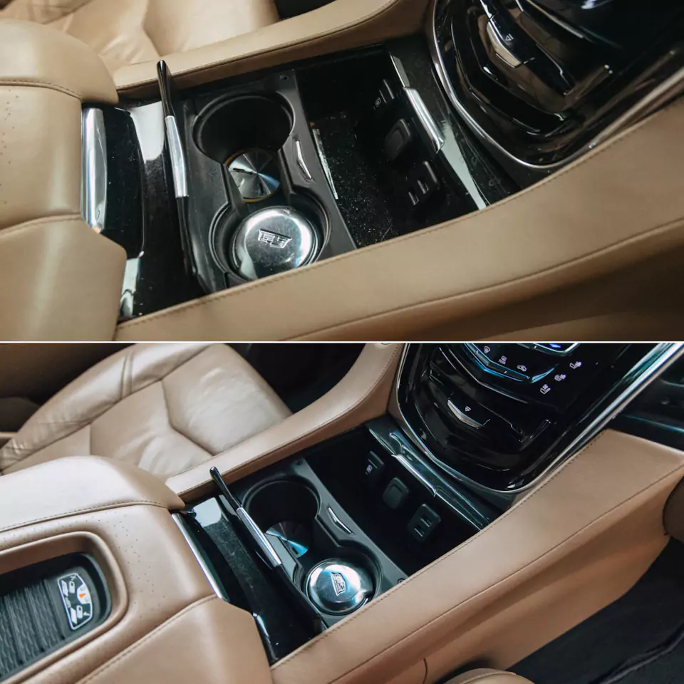 Полный окрас Cadillac Escalade 2017 года, защита полиуретаном, антихром, комплексная шумоизоляция, детейлинг, окрас дисков, фирменный шиномонтаж на стендах Hunter